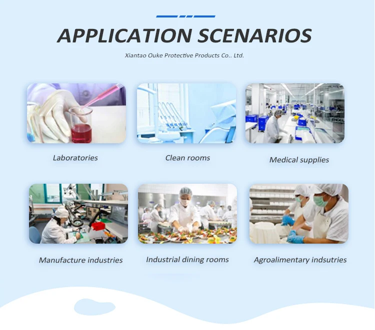 Disposable nonwoven surgical mob clip bouffant Cap