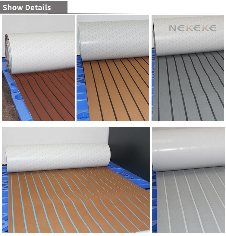 2020 Nekeke Eva Foam Outdoor Deck Mats Pad Faux Teak Sheet Marine