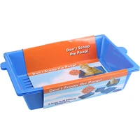 

Wholesale self cleaning sturdy Semi Closed Anti-splash Toilet plastic Cat Litter Box Pet Supplies 3 Sifting Interlocked Trays