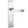 304 Stainless Steel New Lever Door Handles Interior Door Handle Pair Lock Panel