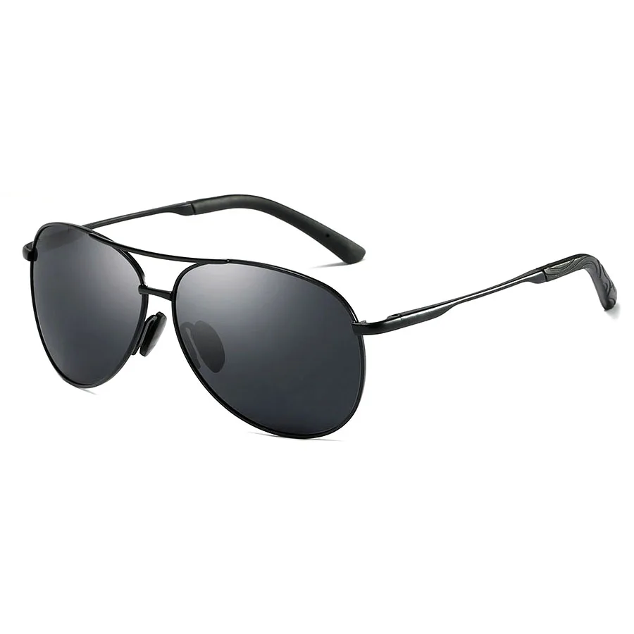 

61726 Superhot Eyewear 2019 Pilot Style Black Shades Men's Polarized Driving Sunglasses