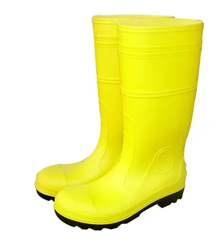 Protective Pvc Boots Gumboots With Steel Midsole And Steel Toe Cap 