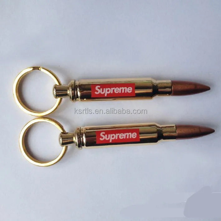 supreme bullet keychain