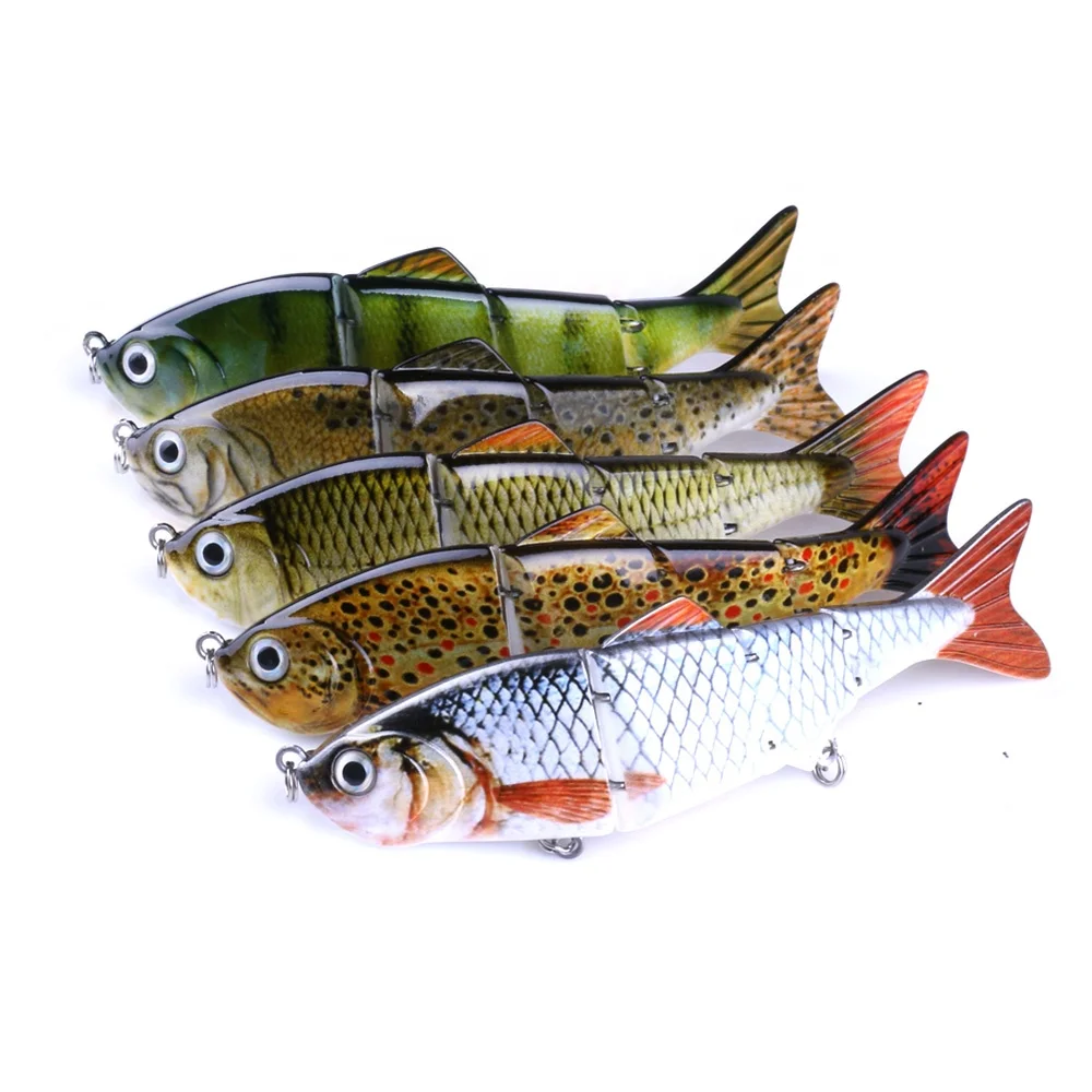 Hengjia Hard Fishing Lure Multi Section 4 Segment Jointed Minnow Bait 12CM 16.8G FISHING PESCA
