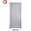 Professional Made Elegant 2 Side Floral Pattern Flush Surface Interior Swing Pvc Toilet Door