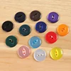 wholesale custom two hole round shape fisheye colorful resin button for clothes