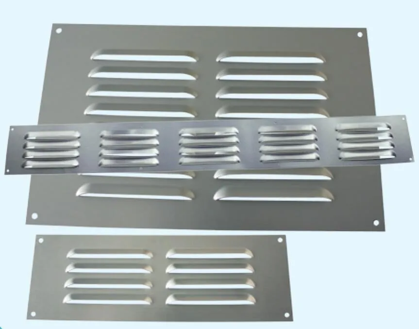 9"*3" Gold Anodized Rectangle Aluminium Louvre Air Vent Cover Buy