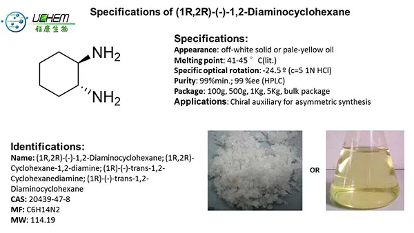 Chiral auxiliary (1R,2R)-Cyclohexane-1,2-diamine 20439-47-8