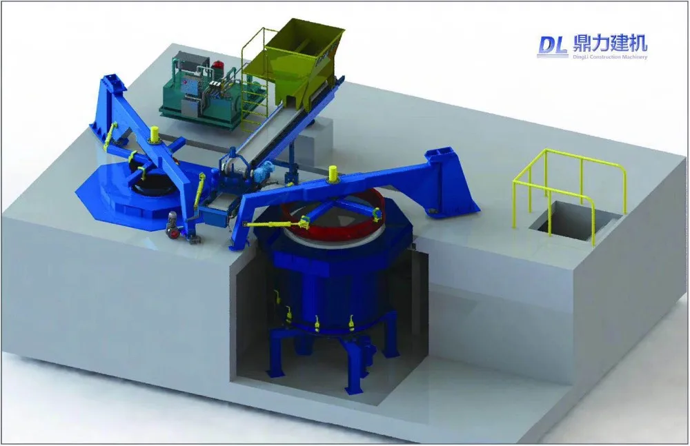 Precast Rcc Reinforced Vertical Vibration Concrete Pipe Making Machine