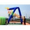 Factory custom blue mini air dancer PVC tube man inflatable double foot cartoon puppet desktop sky dancer
