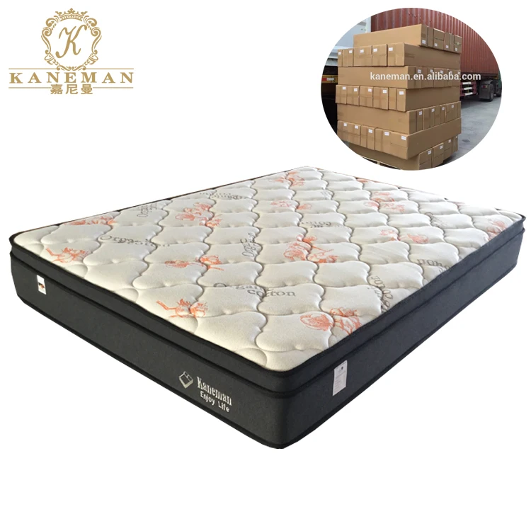 

OEM Kaneman organic cotton royal king size natural latex memory foam pocket spring bed mattress compress package in box, As the sample/your choice/any