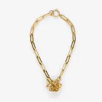 

new coming wholesales gold plated brass korea designs 18K Chains link necklace for women