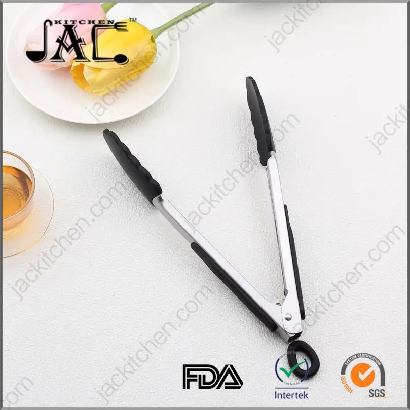 Washablesilicone And Stainless Steel Food Tong