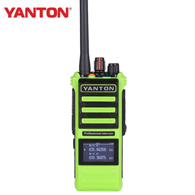 

YANTON T-890 10W Waterproof Marine vhf uhf Handheld Two Way Radio, Black/green/blue