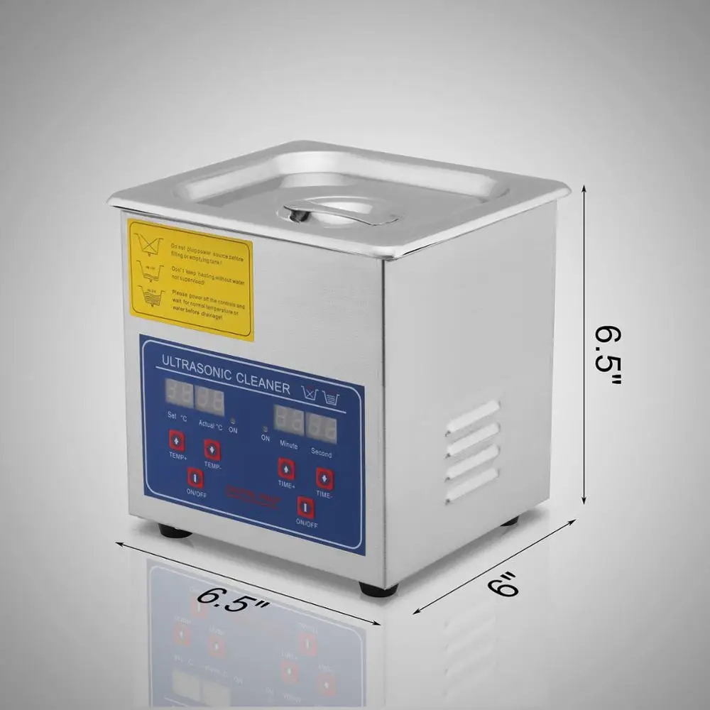 
Professional Stainless Steel 1.3 L Ultrasonic Cleaner Heater Timer Bracket Jewelry 30l ultrasonic cleaner 