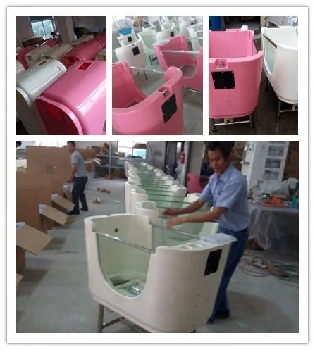 
Dog SPA Machine Pet Plastic Bath Tub Washing Machine Bubble Tub H-118 