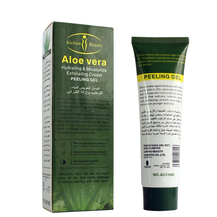 aloe vera hydrating & moisturizing peeling gel