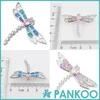 Factory directly dragonfly design blue drop Opal sterling silver necklace pendant unisex pendant,RSCZ2466