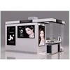 makeup shop display table design cosmetic kiosk counter design