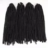 Synthetic Braiding Hair Soft Dreadlocks Extensions Ombre Faux Locs Crochet Braids