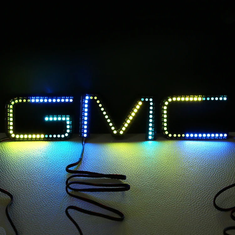 High quality SK6812 led badge light chasing angel eyes for GMC