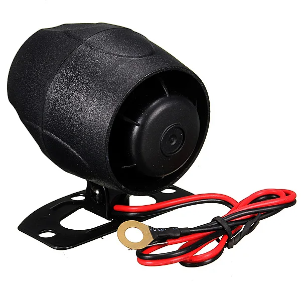 

Free Shipping Safurance 12V DC Car Van Truck Auto Bike Vehicle Alarm Warning Siren Horn Security Black Home Safety