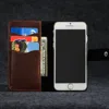 For iPhone 6 Wallet Case,Italy Crazy Horse Leather Case Separate Purse with Phone Bag Hybrid Case for iPhone 6