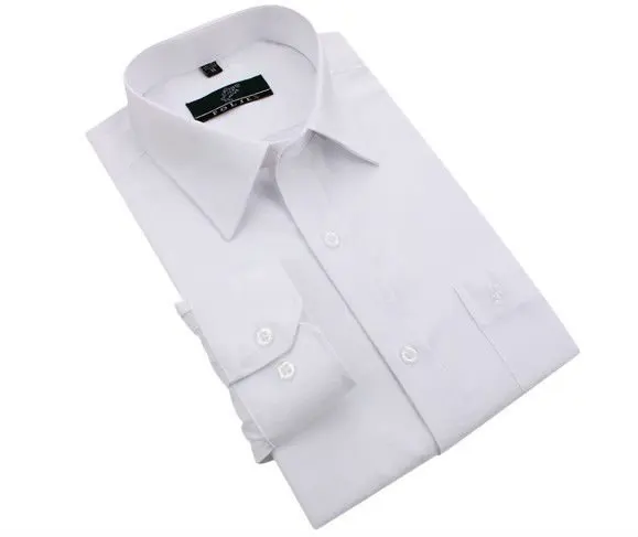 
wholesale cheap school uniform long sleeve white shirts 
