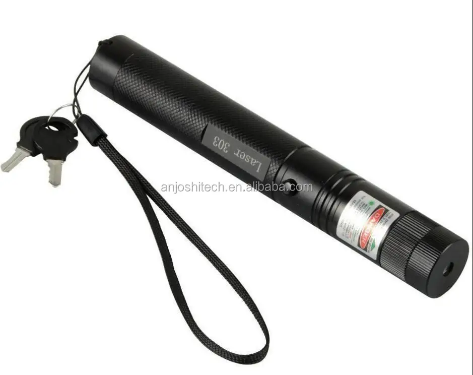 

High Quality 303 Green Laser Pointer 18650 Battery with Star and Safe Key