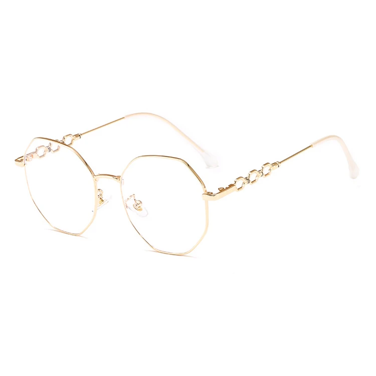 

Famous Brand Hight Quality Polygon Blue Light Vintage Optical Glasses, Mix color or custom colors
