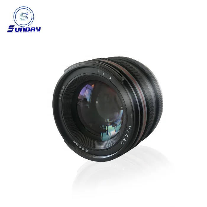 

For Canon lens camera lens 50mm F1.4 SLR Lens, Black