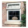 Factory price pvc keychain casement window garage ventilate plastic window