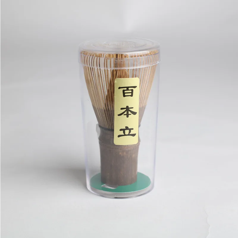 

Dark color purple bamboo whisk 100 prongs chasen for tea