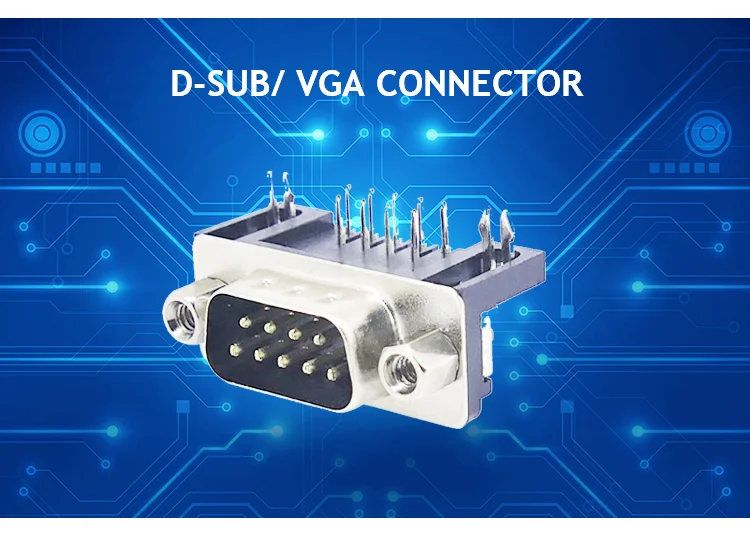 D-sub HD 15pin MHD45PPK9-K D-Sub for D-Sub Connector D-Sub 9pin Chassis