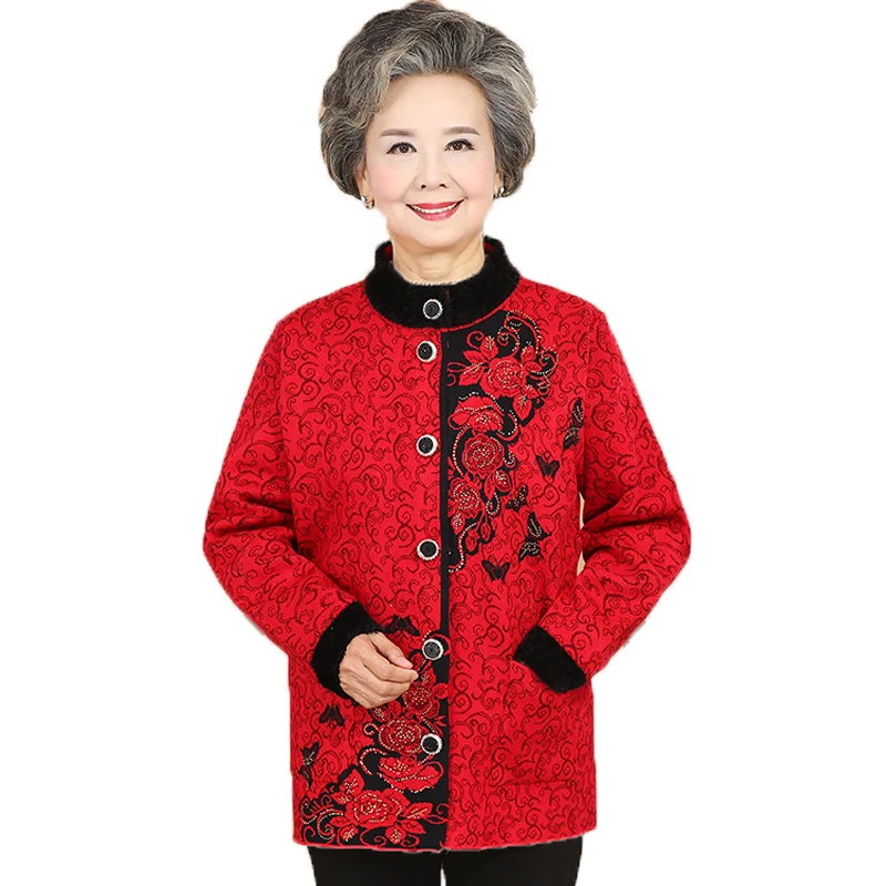 Promoción de Señoras Chaqueta De Punto Rojo - Compra