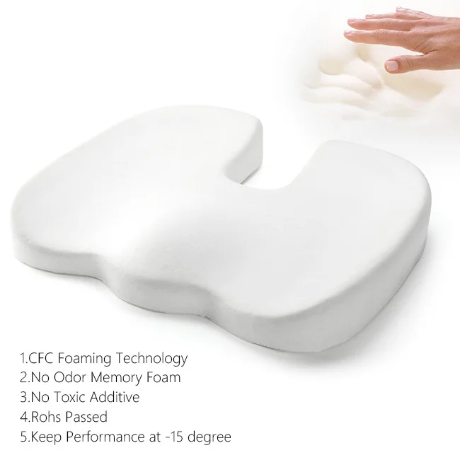 
Wholesale Rohs Passed Slow Rebound Memory Foam Zero Gravity Chair Seat Cushion 