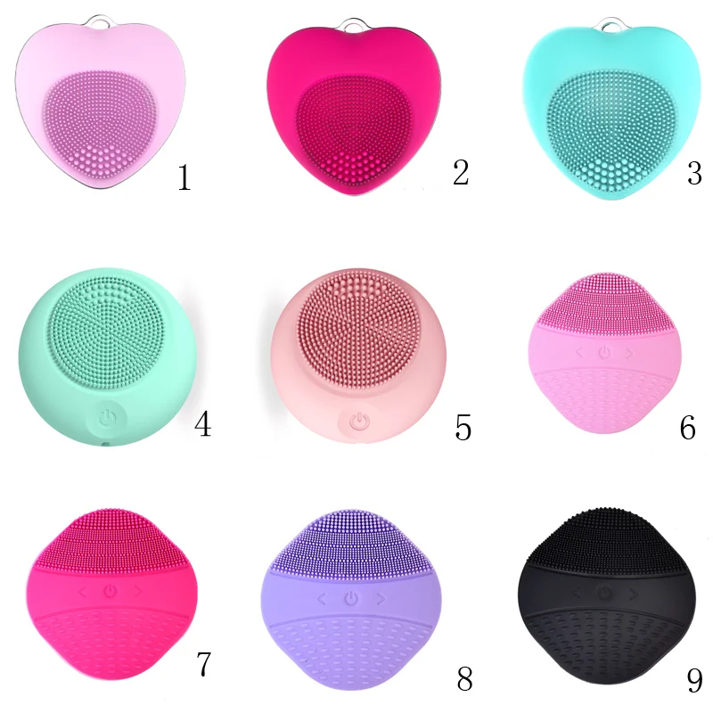 Beauty Product Manufacturing Custom Silicone Facial Cleansing Brush