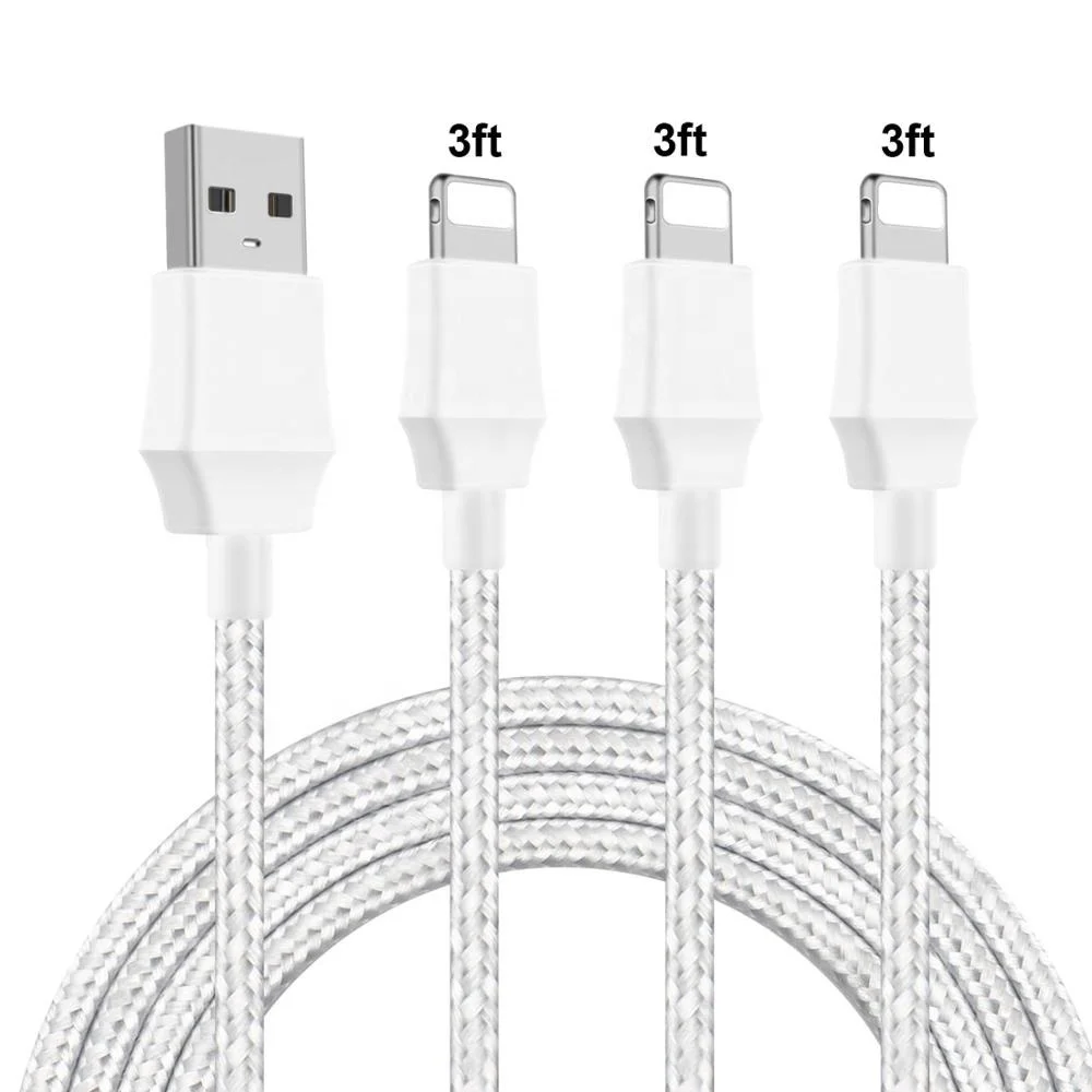 Nylon Braided Magnetic Fast USB Charging Cable for Iphone X 8 7 6 6s