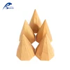 wholesale large Wooden building blocks toys Octagonal Pyramid Blocks