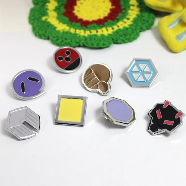 How many gym badges are certified by the pokemon league Buy High Quality Pokemon Gym Badges Set Gen 2 Johto League Cosplay Toy Prop Pokemon League Pins Metal League Badges 8pcs Set In Cheap Price On Alibaba Com