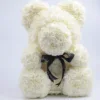 New Cute Rose Flower Teddy Bear Plush Toy 35cm Lovers Children Present Four Colors