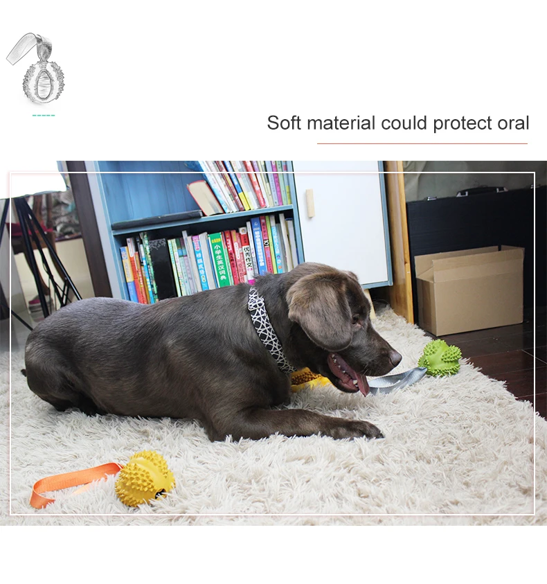 Soft Rubber Pet Dog Puzzle Chew Leakage Food Ball Toy Buy Soft Rubber