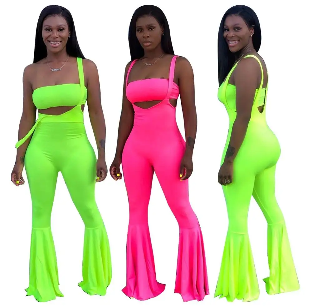 

2020 hot selling HA5245 hot sale fashion solid ruffle two pieces set jumpsuit