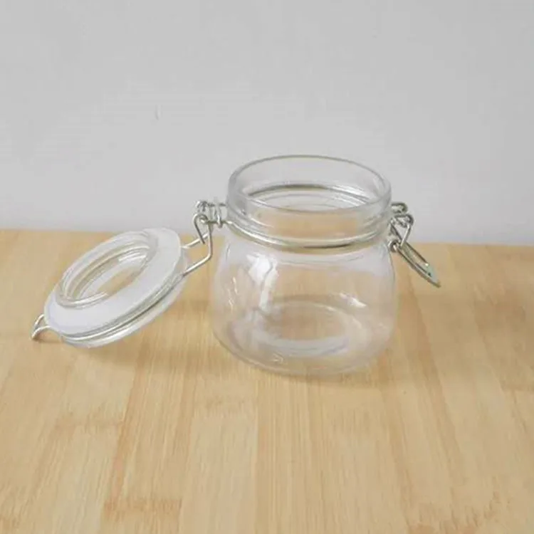 150ml Round Sealable Spice Jam Glass Jars With Clamp 