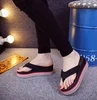 New bow high-heeled flip-flops for summer 2018 stylish beach slope slippers with platform soles