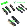 2.54 dual row female connector straight