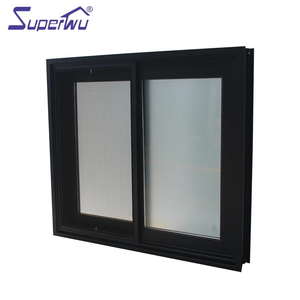 Aluminum sliding windows doors with mosquito screen for residential house