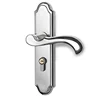 Aluminum material interior door lock Living Room Bedroom Bathroom door handle lock wooden door lock