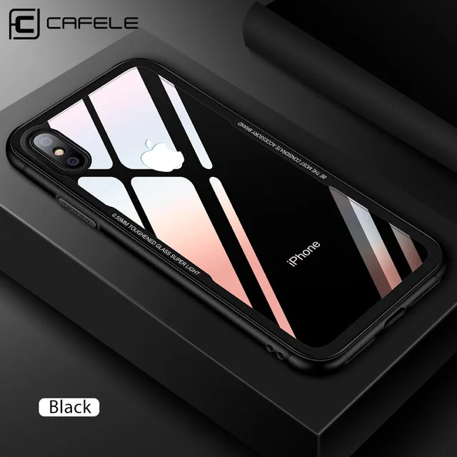 

CAFELE best selling blank soft tpu tempered glass cell phone cover phone case for iphone x/xs