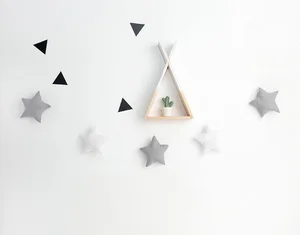 Image of 2019 Ins Nordic Star Ornament Baby Playroom Bed crib Canopy Decoration Hanging Decor